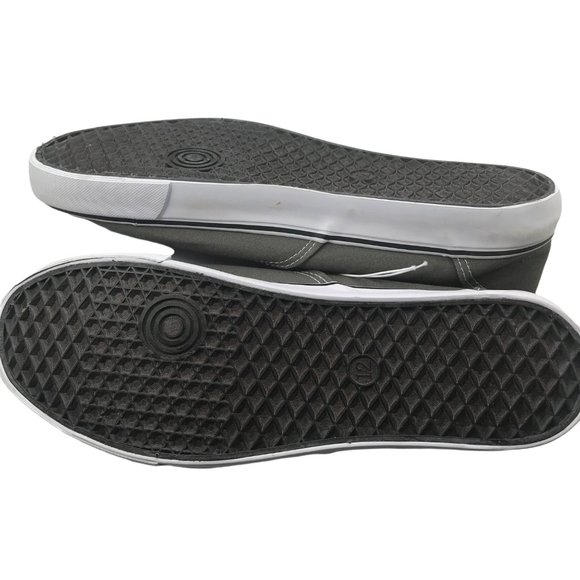 Royal Class Men's Size 12 Canvas Shoe Gray, White New With Tags - Picture 4 of 11